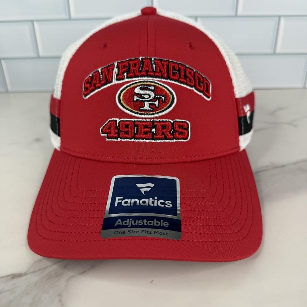 San Francisco 49ers‎ Hat Cap Snap Back Mens One Size NFL Football Trucker Mesh